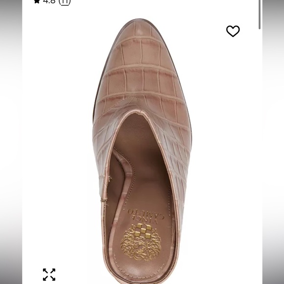 Elegant Tan Croc-Embossed Women's Mules - Picture 4 of 7